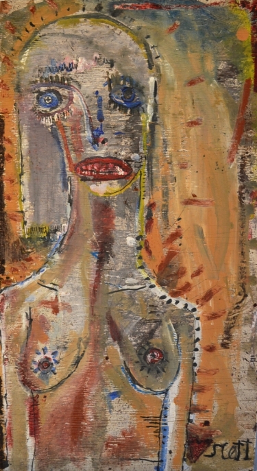 Burnt.  21x37"  SOLD