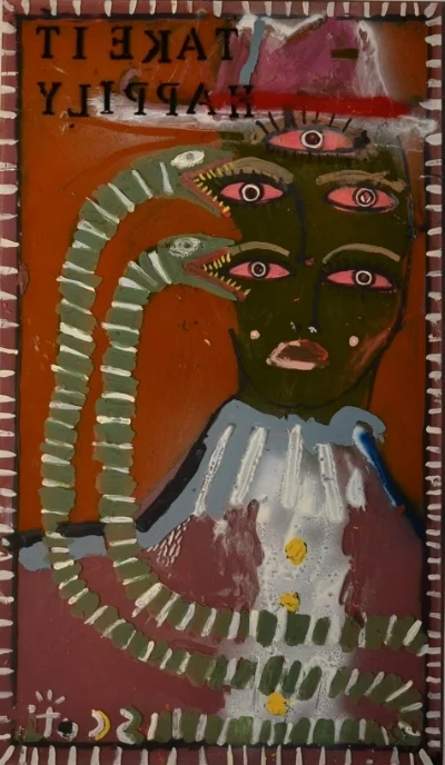 Take It Happily.  21x36"