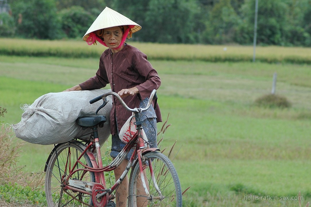 Woman in rice field, Siem Reap, Cambodia