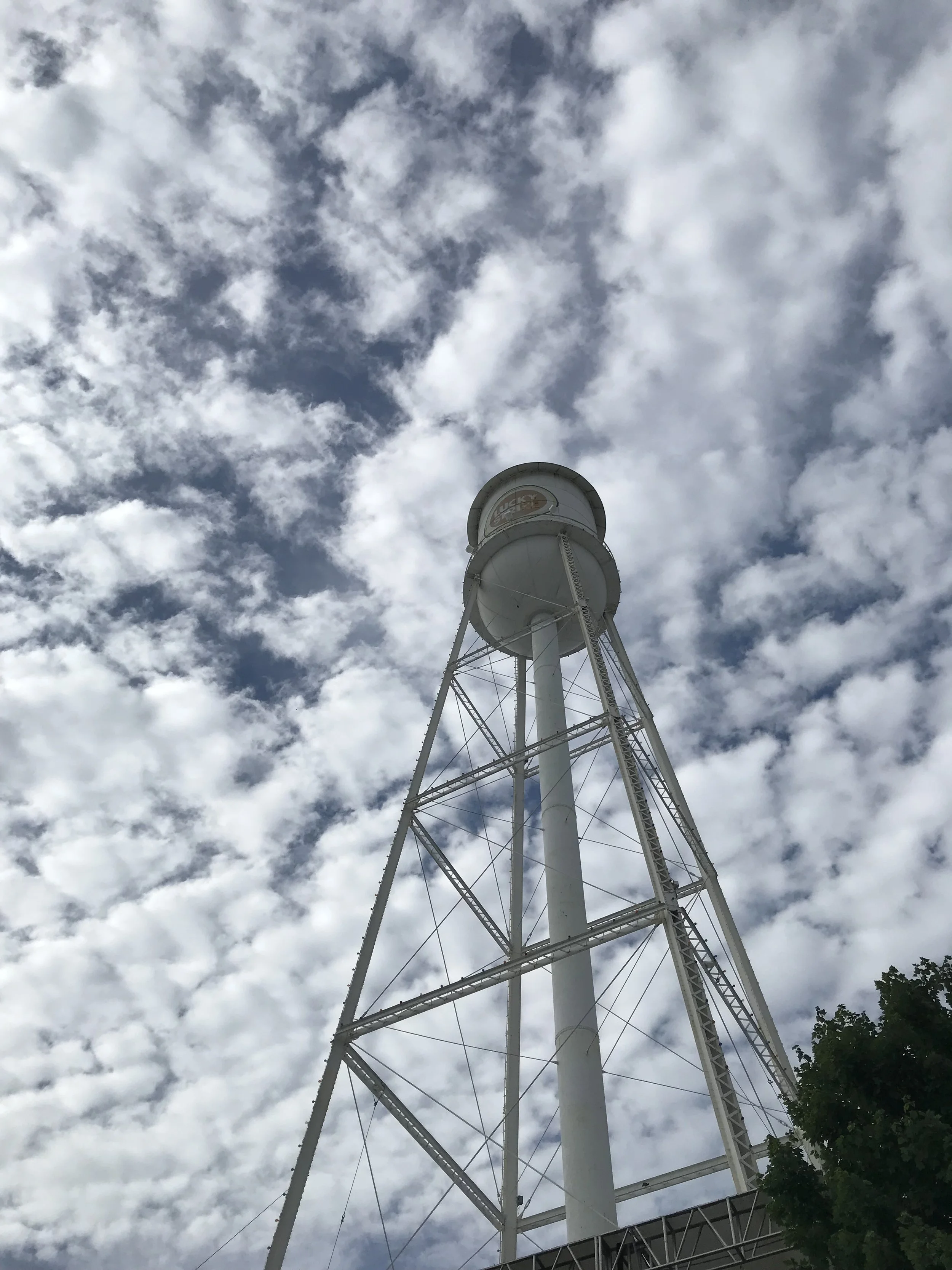 We played underneath this tower, one of the more interesting stage locations to date