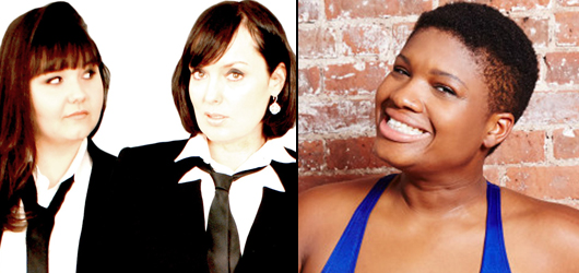Sofie Hagen, Deborah Frances-White and Jessamyn Stanley 