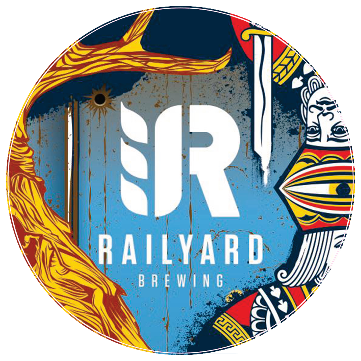 RAILYARD BREWING STICKER - 3.5