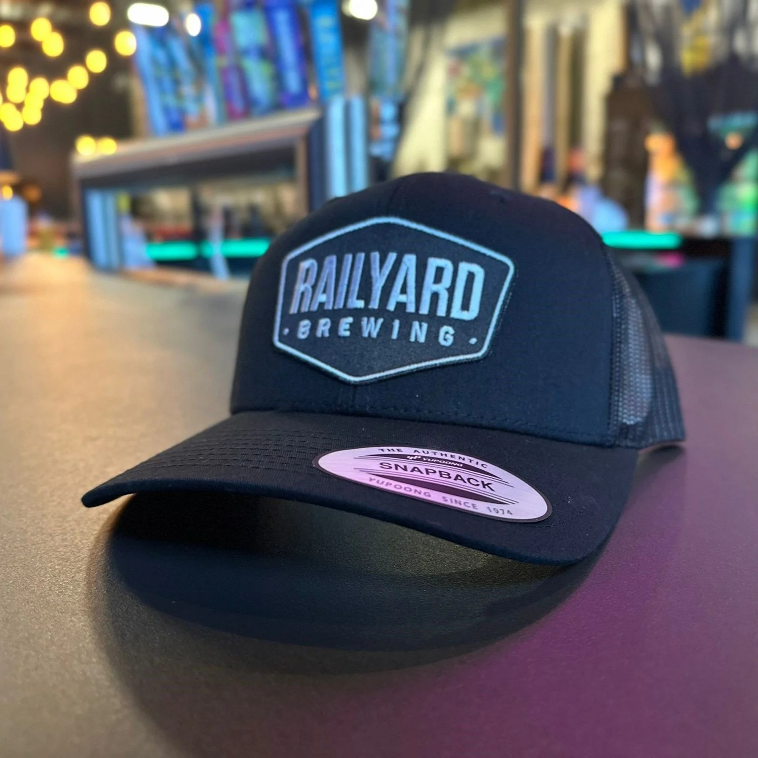 Yupoong Trucker - Black.jpeg