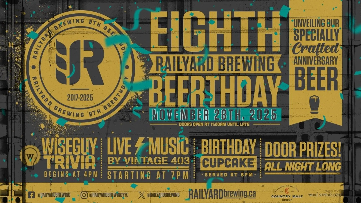 🎁🎉 IT IS OUR BIRTHDAY 🎉🎁

Eight years. Countless pints. One incredible community. And even with the weather acting up, we&rsquo;re still throwing the anniversary party this place deserves.

The doors are open, the beer is cold, the food is hot, a