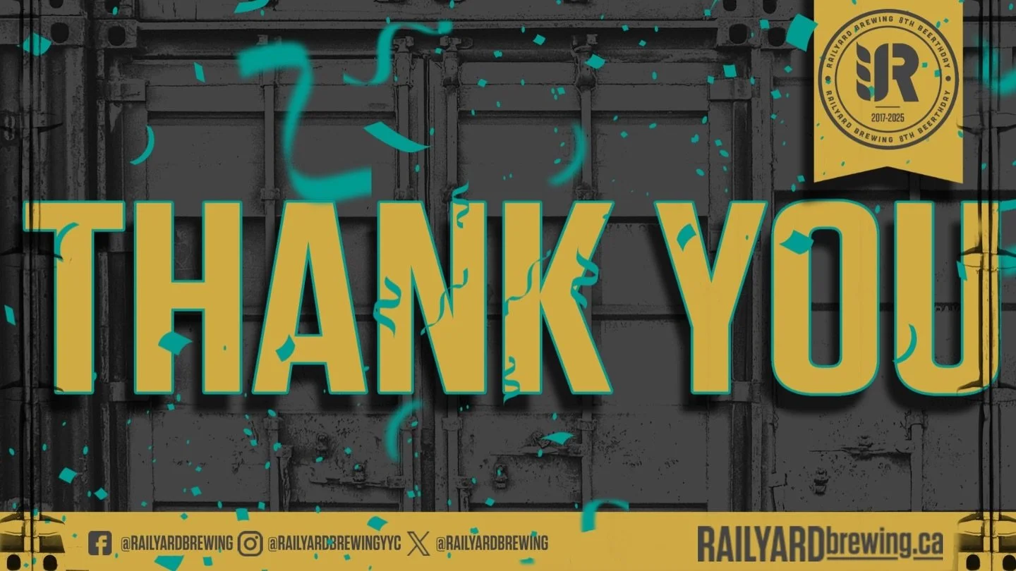 🙏🏼THANK YOU, RAILYARD COMMUNITY🙏🏼

Now that the party&rsquo;s wrapped and the dust has settled, we want to send a huge thank you to everyone who came out on Friday. It was an awesome night of laughter, trivia, live music, and looking back on eigh