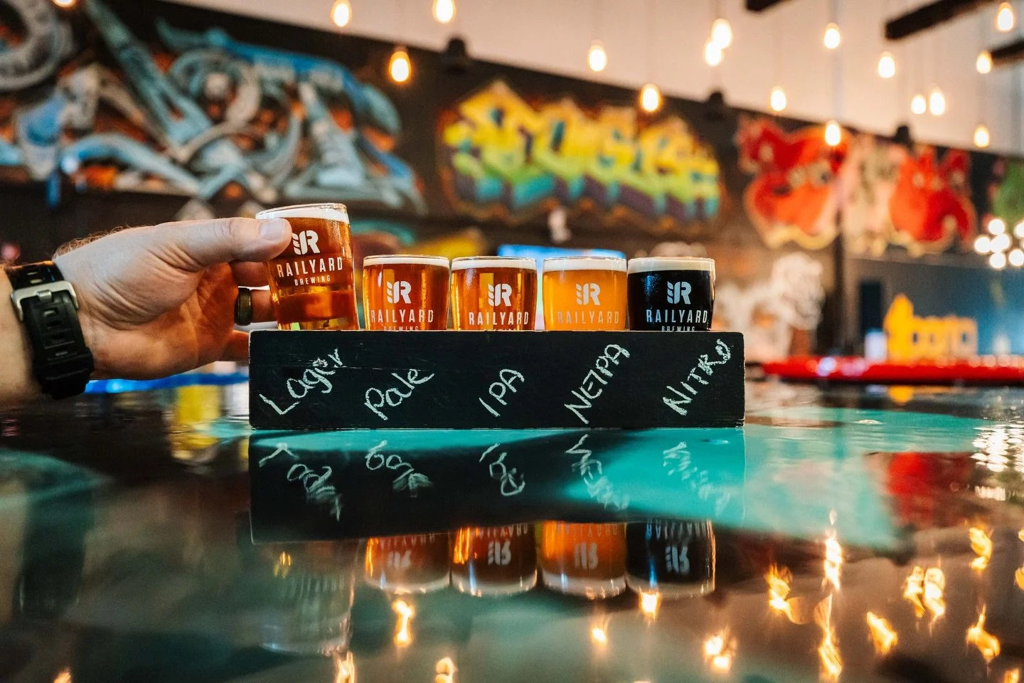 💕NOTHING SAYS LOVE LIKE SHARING A FLIGHT💕

This Valentine&rsquo;s Day, skip the ordinary and bring your Valentine to Railyard Brewing. With 18 taps featuring our core brands, rotating seasonal releases, and small-batch beers you can only find right