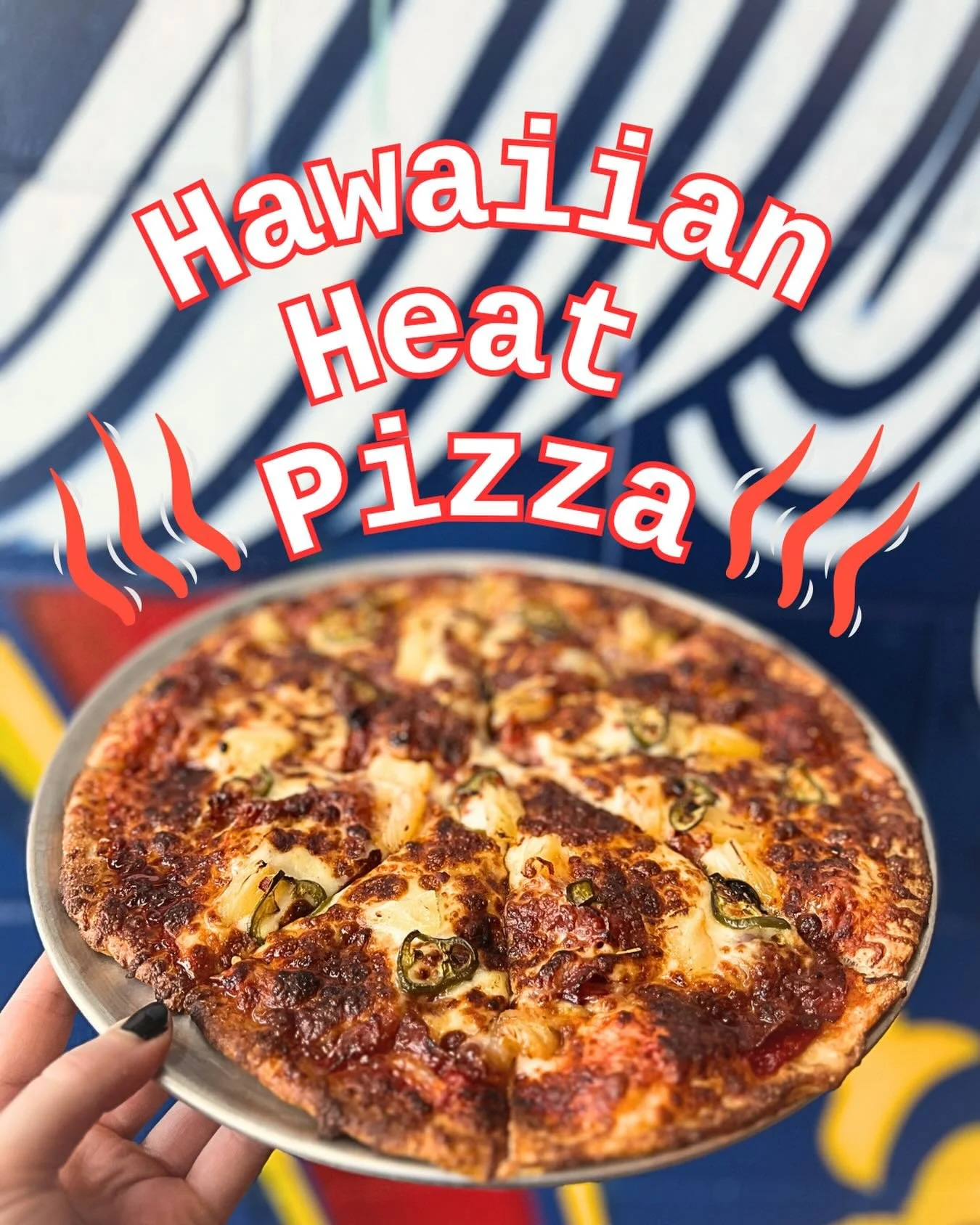 🔥 Hawaiian Heat Pizza 🔥
Comin&rsquo; in HOT! Have you tried our Hawaiian heat pizza yet? 
Topped with pickled jalape&ntilde;os, pineapples, hot honey, and chili flakes!  #yycfood #yycpizza #yycbrewery