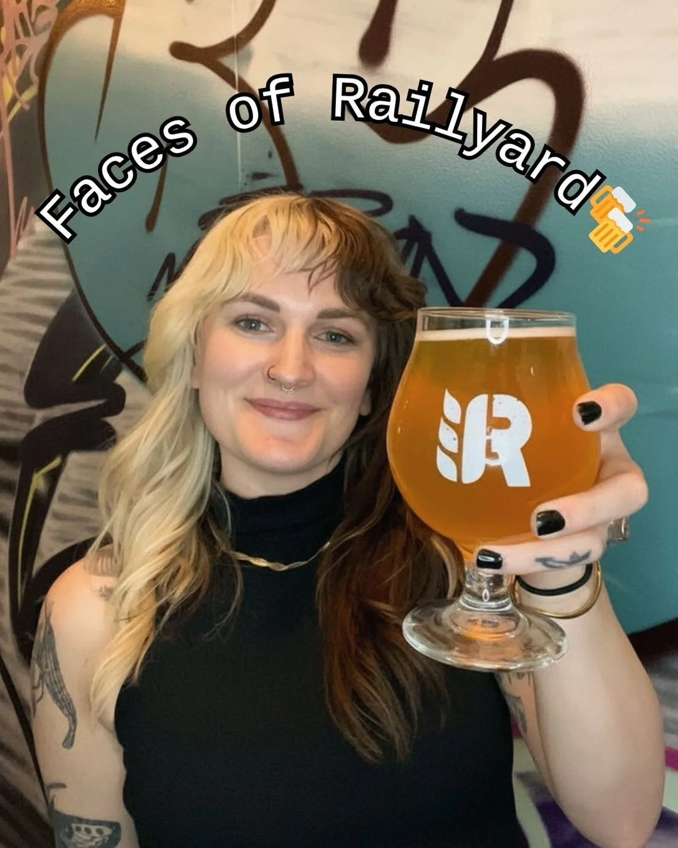 👋 Meet the staff of Railyard Brewing! 

Hannah is our Assistant General Manager here at Railyard! Just like her hair colour, she couldn&rsquo;t pick which beer is her favourite so she likes to mix our Peach Sour and Raspberry Lemon Blonde together! 