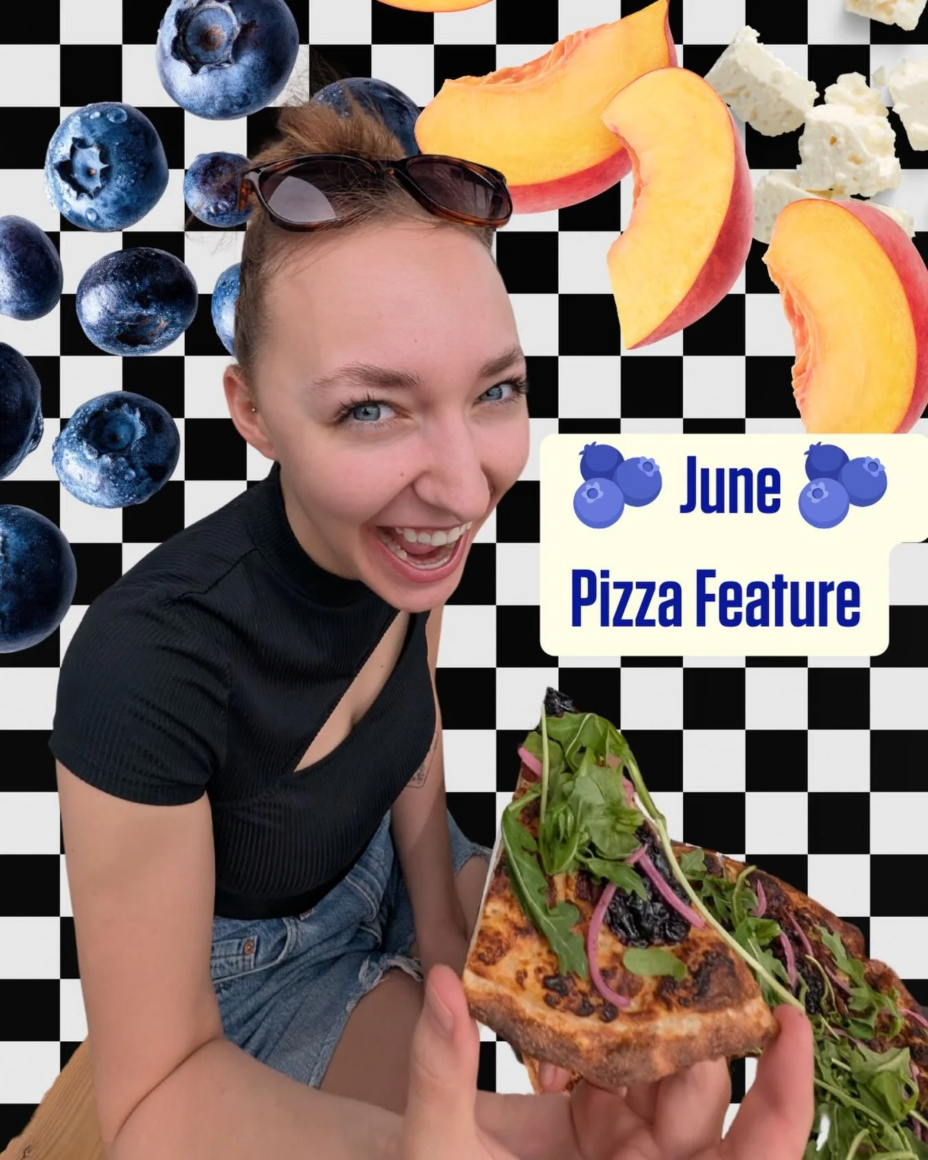 🫐 June Combo Feature 🫐 

Our kitchen is cooking up the perfect meal for you to enjoy on a patio! 
Introducing Blueberry Whipped Feta pizza, made to pair specifically with either our Peach Sour or NEIPA beer! 
Order your new fav summer pizza + 4-pac