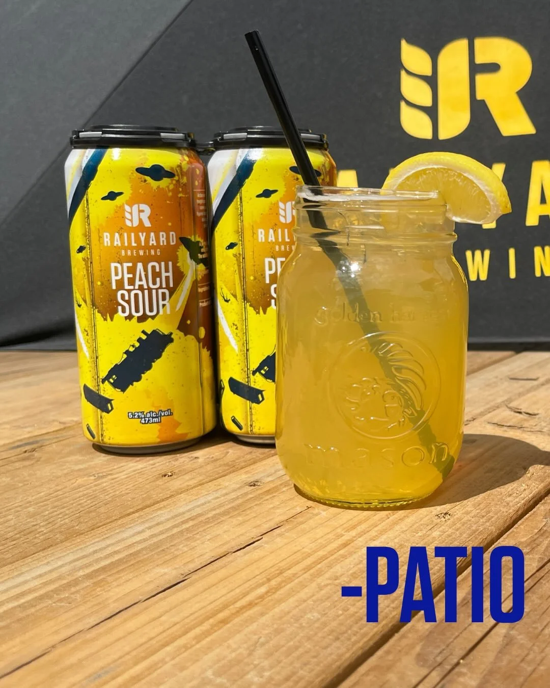 ☀️ Patio season is officially here and we have crafted some crushable beer cocktails for you to try! ☀️

Come try our Peach Sour Shandy and Stormy NEIPA today and catch some sun on our patio! 🍹