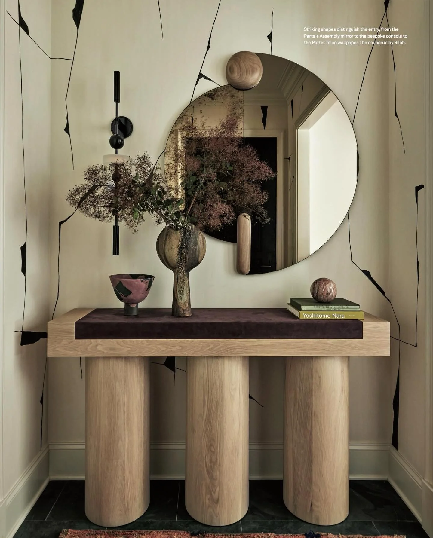 So great to see this stunning @bishopthestudio project featuring one of my custom mirrors in the March/April issue of Luxe Magazine.  I loved working with their incredible team.