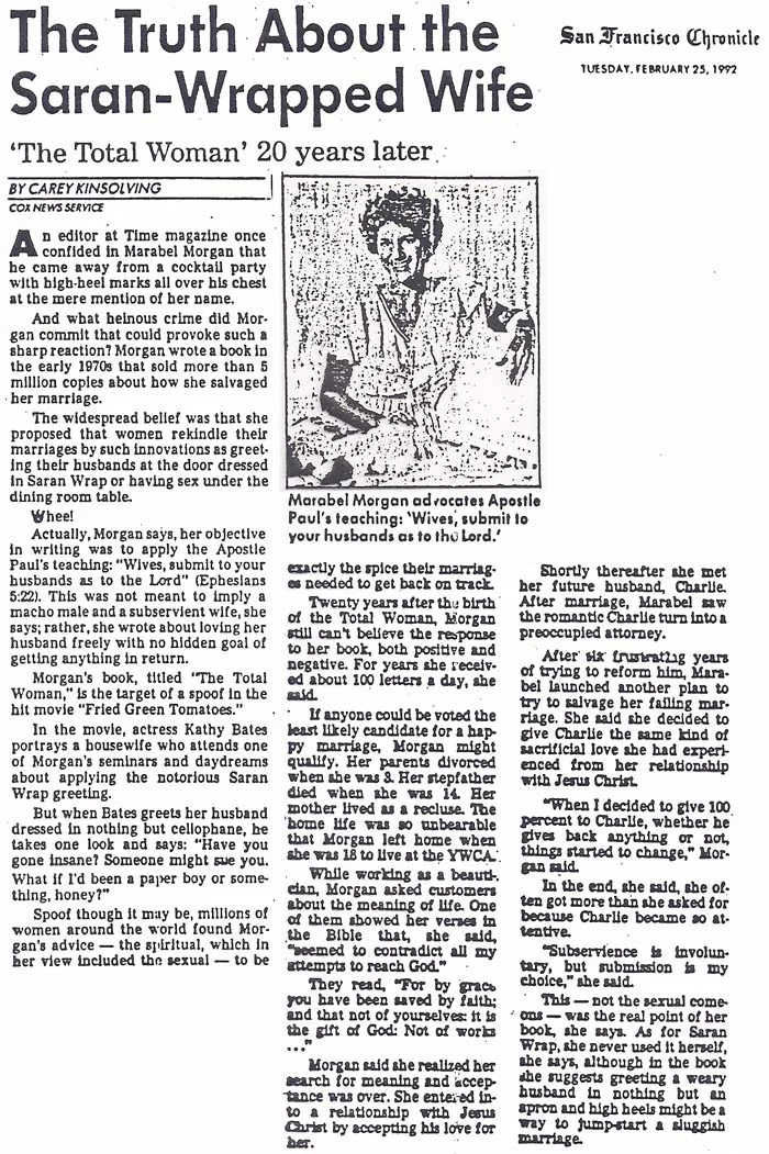 She was known for sex stuff, endorsing self-slavery
