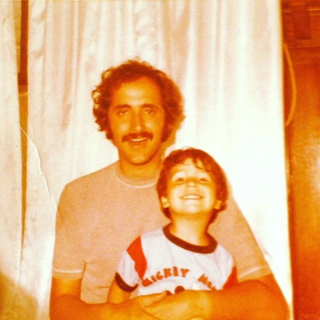 Me and my handsome dad back in the day 