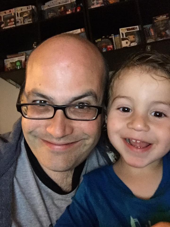 And me with my li'l dude.