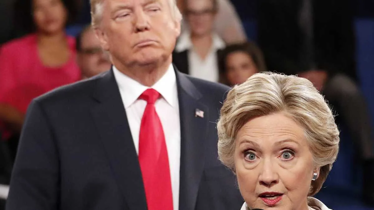 Nasty woman being stalked by one bad hombre