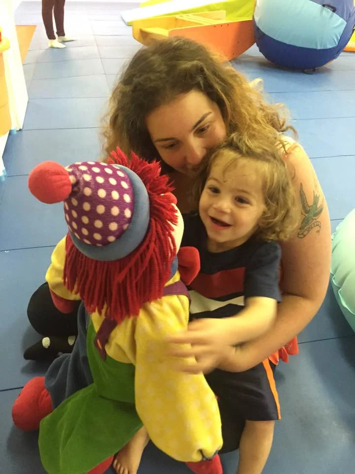 Not even clowns can get Declan down 