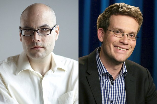 One of these men have been honored for their Mountain Dew super-fandom. The other apparently wrote some books or something. 