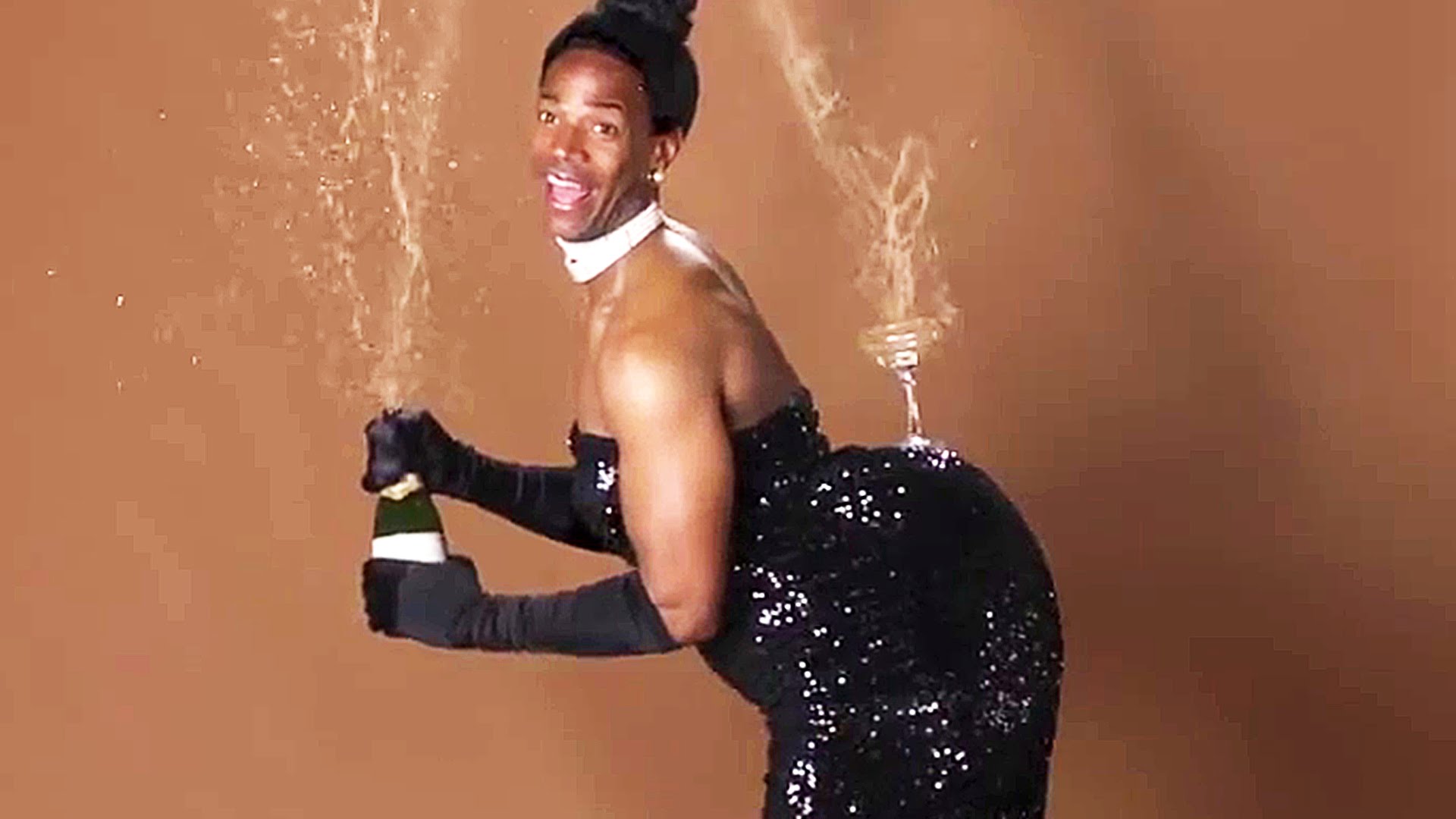 This is something that happens in 50 Shades of Black. Is it hilarious? No, it is not. 