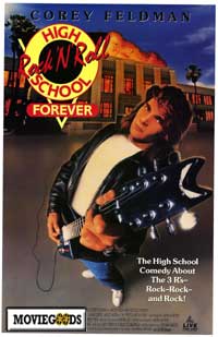 Corey Feldman apparently morphed into Patrick Swayze just before this poster was made!