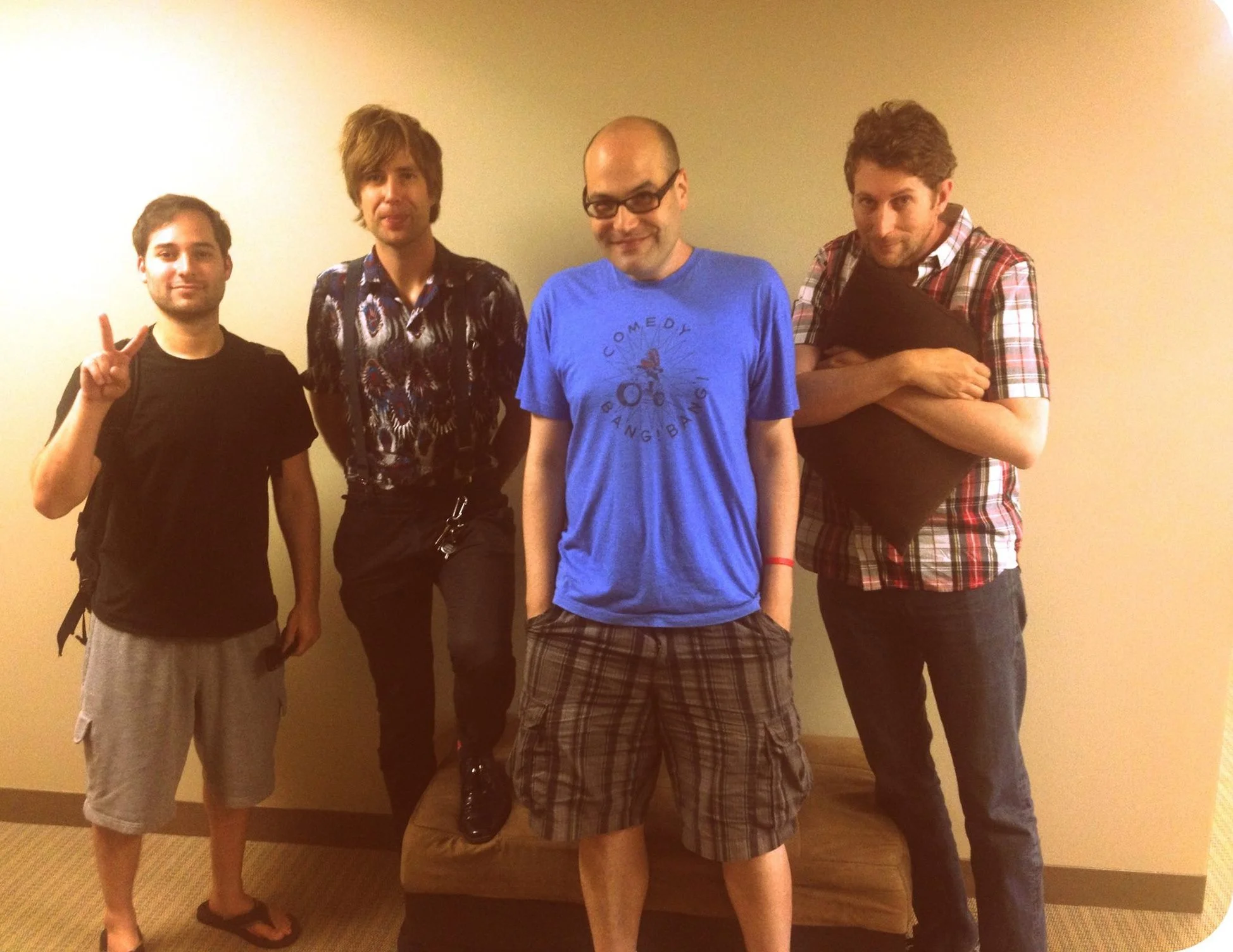At the risk of being immodest, "Having your picture taken with Harris Wittels and Scott Aukerman after taping an episode of Analyze Phish" is fairly advanced stage of podcast super-fandom