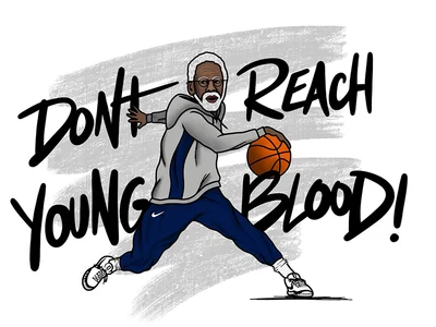 It's the basketball man's catchphrase or something! 