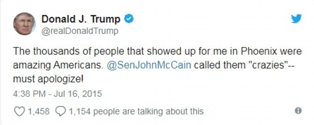 For a man who never apologizes, Trump sure does angrily demand apologies from others. 