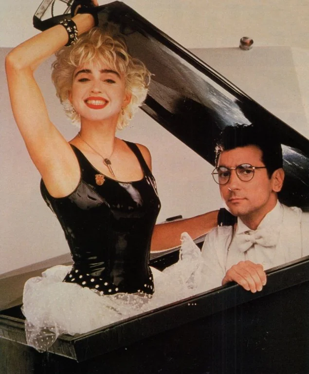 Trivia fact: Madonna and Griffin Dunne spent most of their downtime on Who’s That Girl posing for promo pictures in dumpsters!