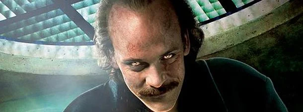 Not a handsome man but what a villain name!