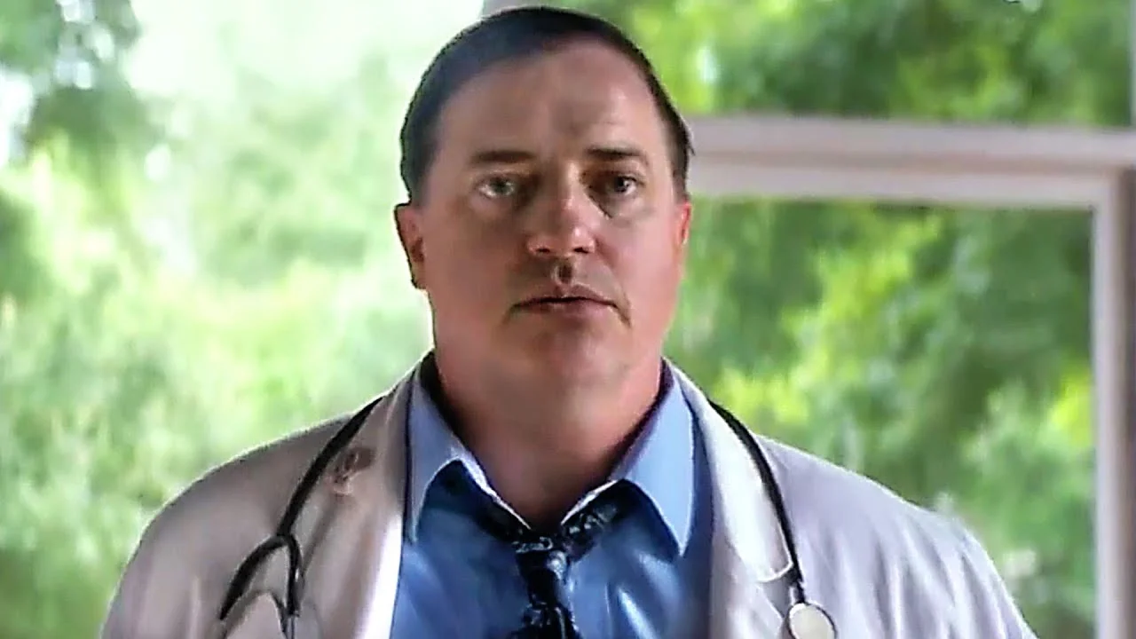 Wait until you get a load of what Encino Man super-hunk Brendan Fraser looks like now!