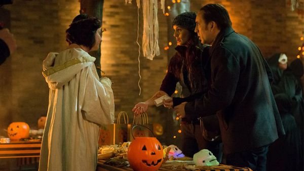 Nic Cage Goes Trick'A Treating With His Son