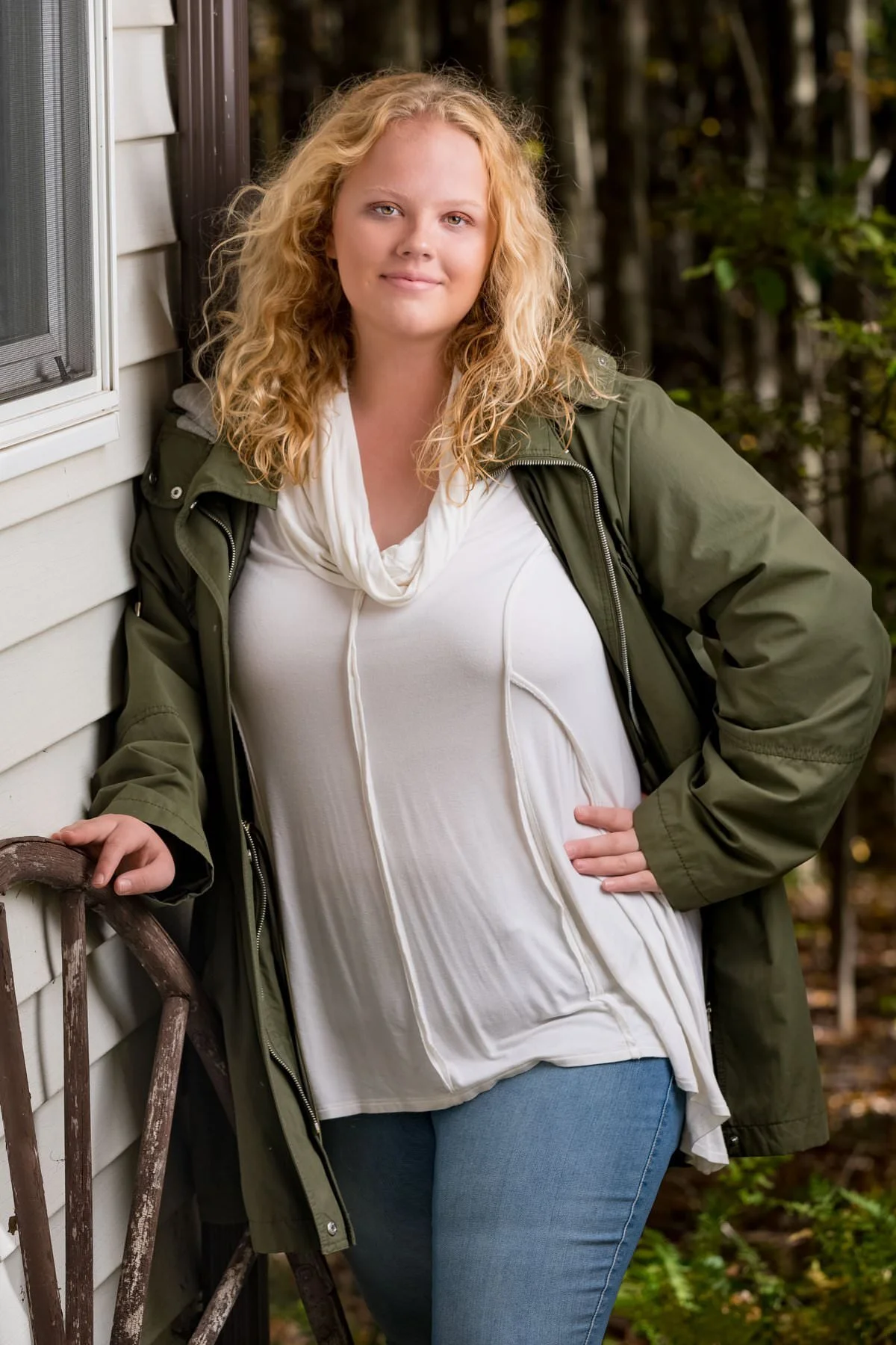 This is one of Jenna’s senior portraits. We were shooting at her uncle’s place north of Binghamton and we found this cool spot by a shed with an old wagon wheel that just looked nice. Timing it for the breeze to blow her hair a bit we got this shot.…