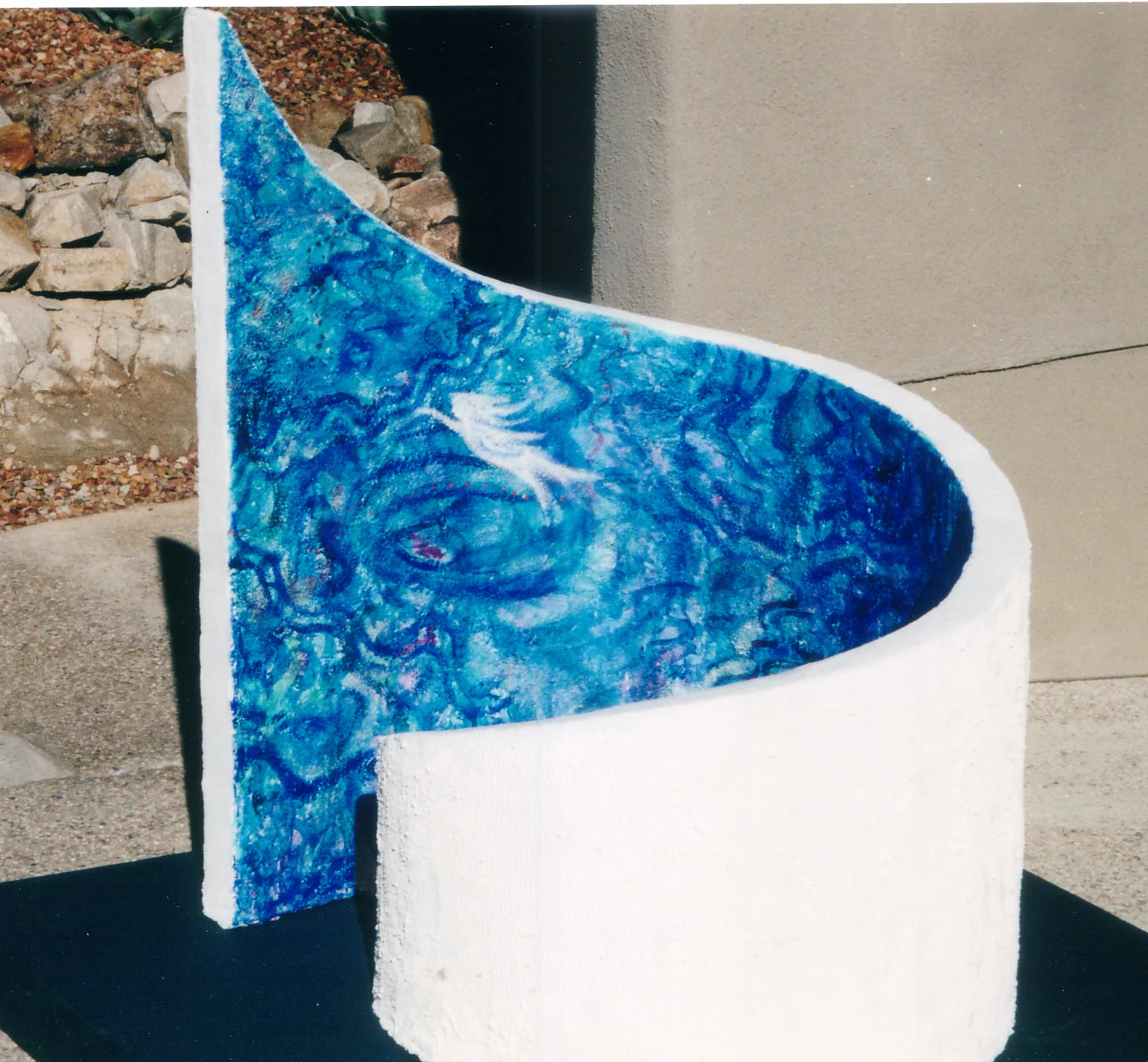 Blue Garden Spirit (32"x36"x38")