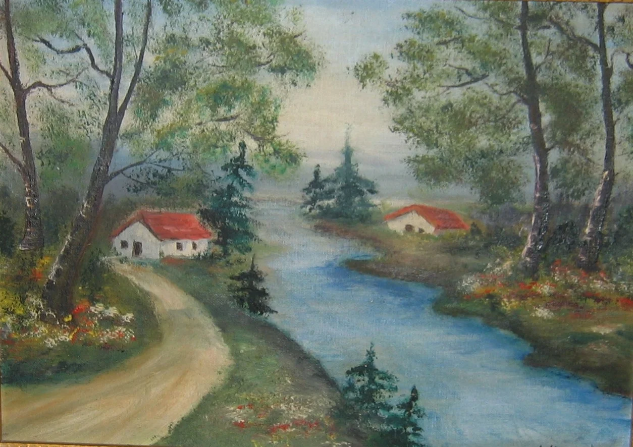 Childhood Painting; "Forest Stream"