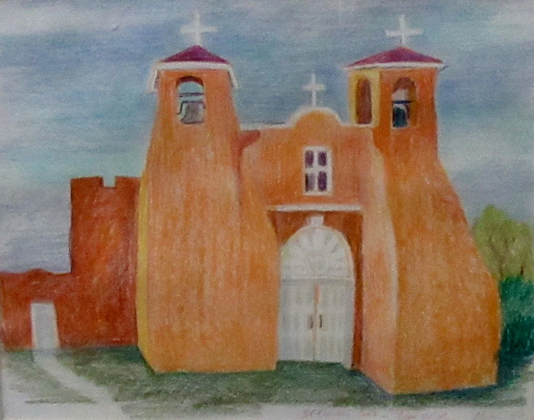 St Francis, Taos (8"x10")