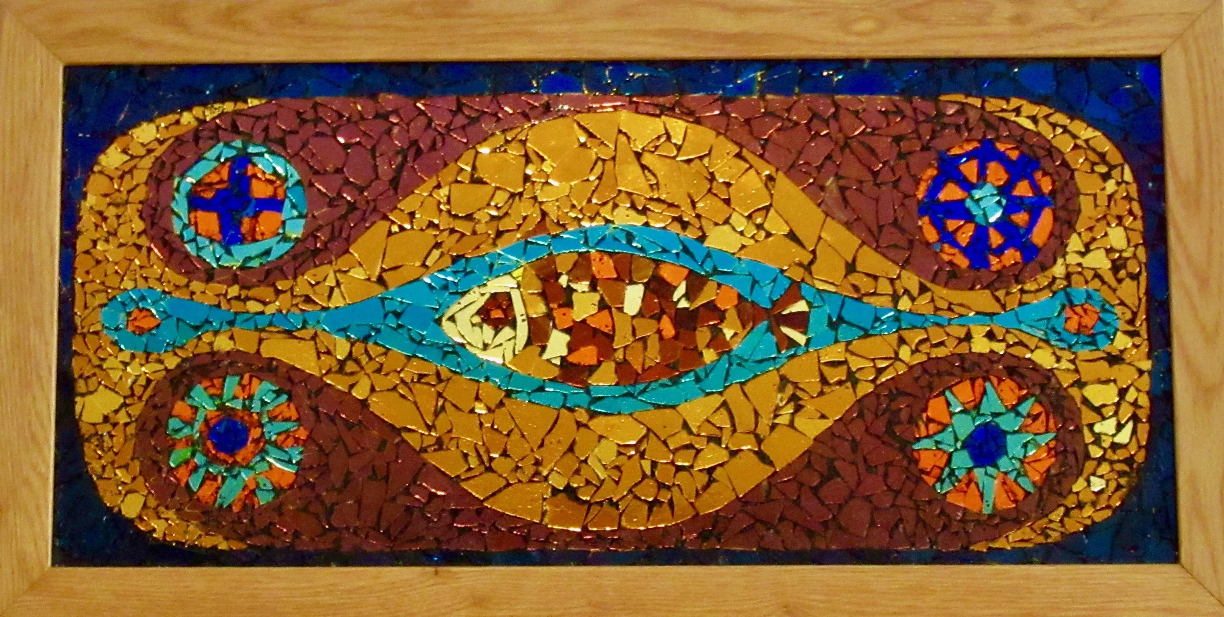 Fish & Symbols (28"x13")