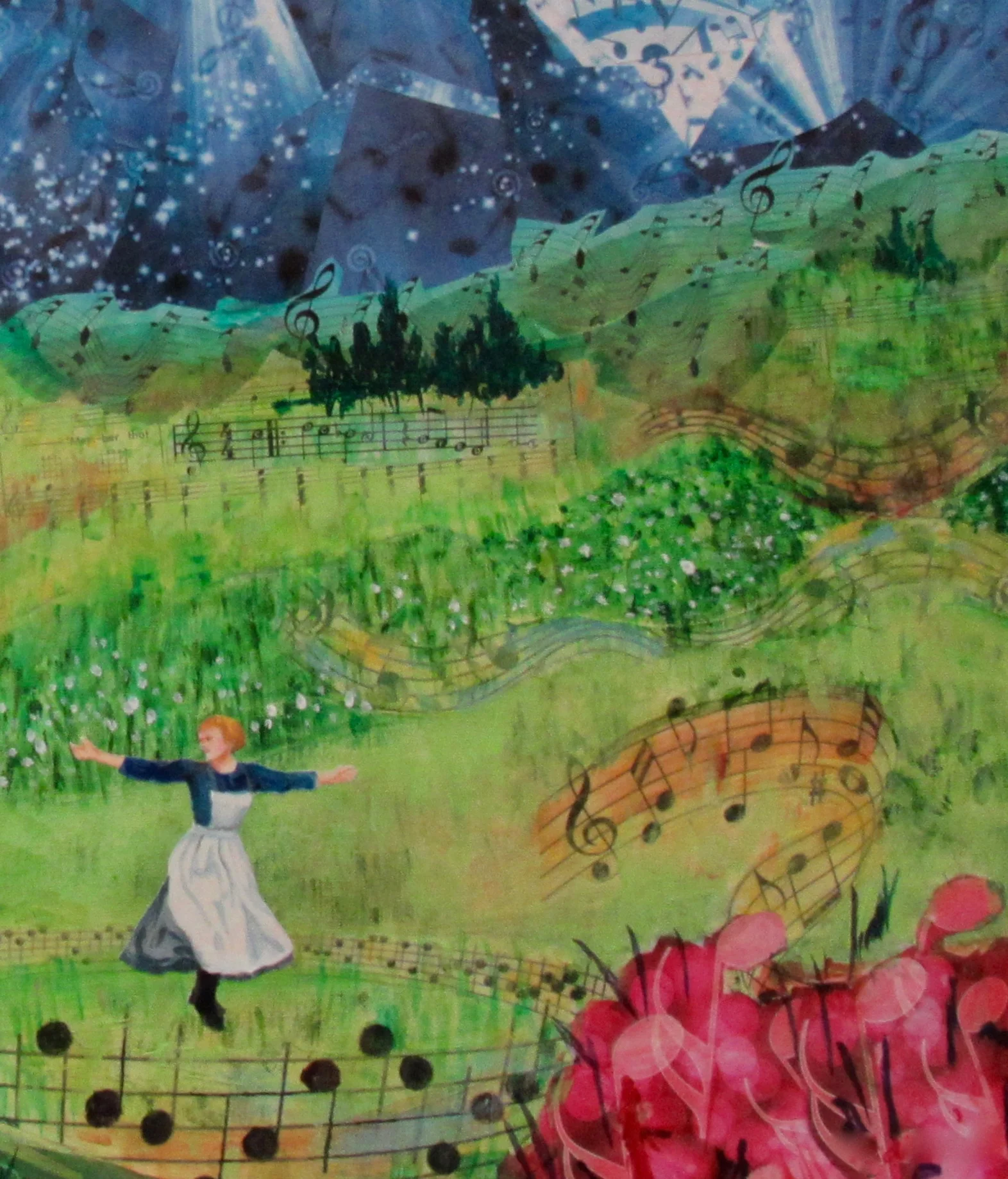 Hills are Alive with Sound of Music (detail)