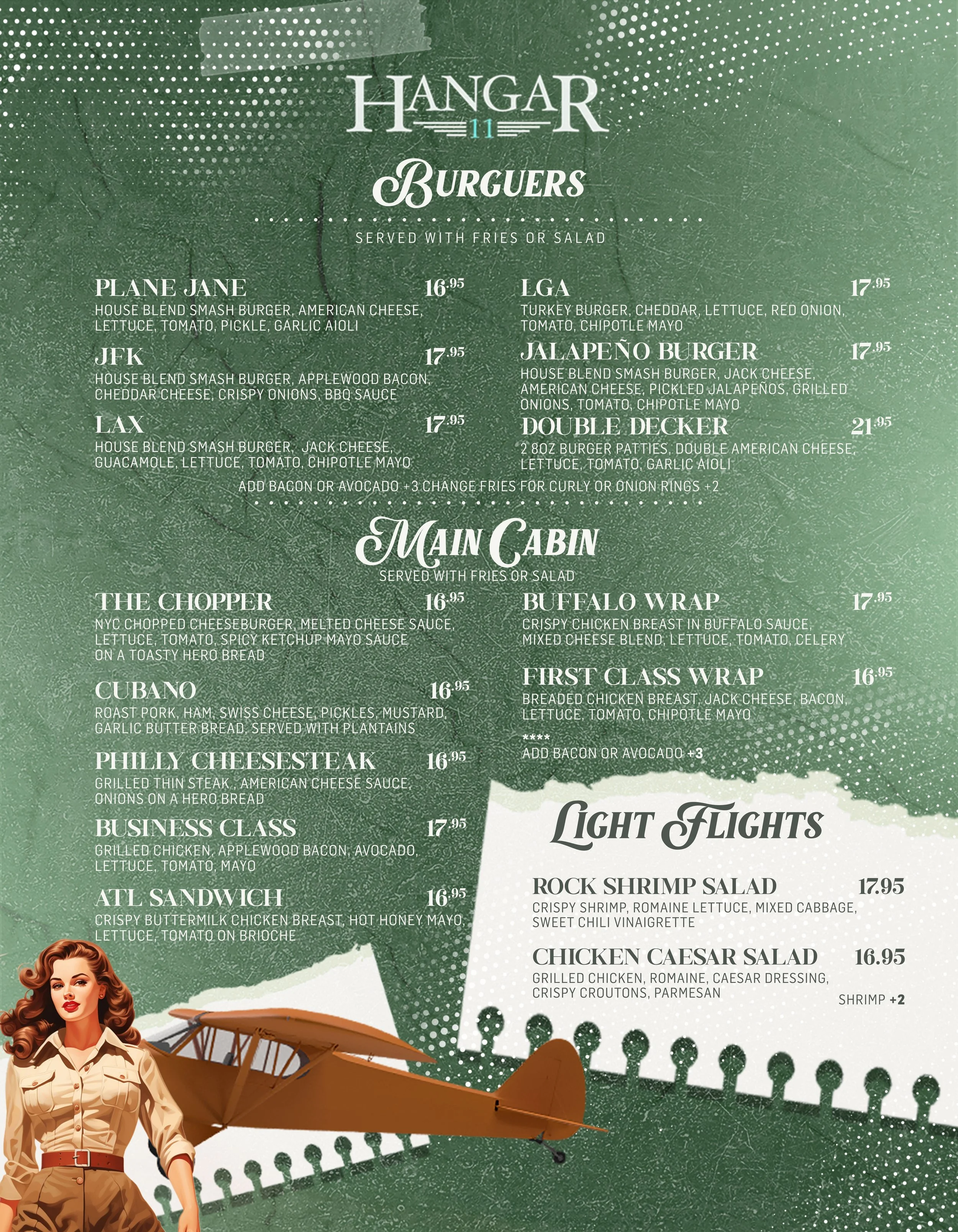 Hangar 11 Burgers & Brews