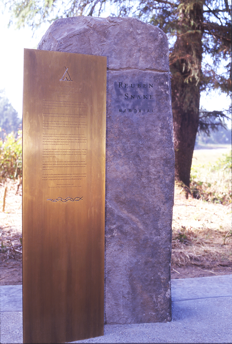 Reuben Snake Memorial - Seaside Oregon