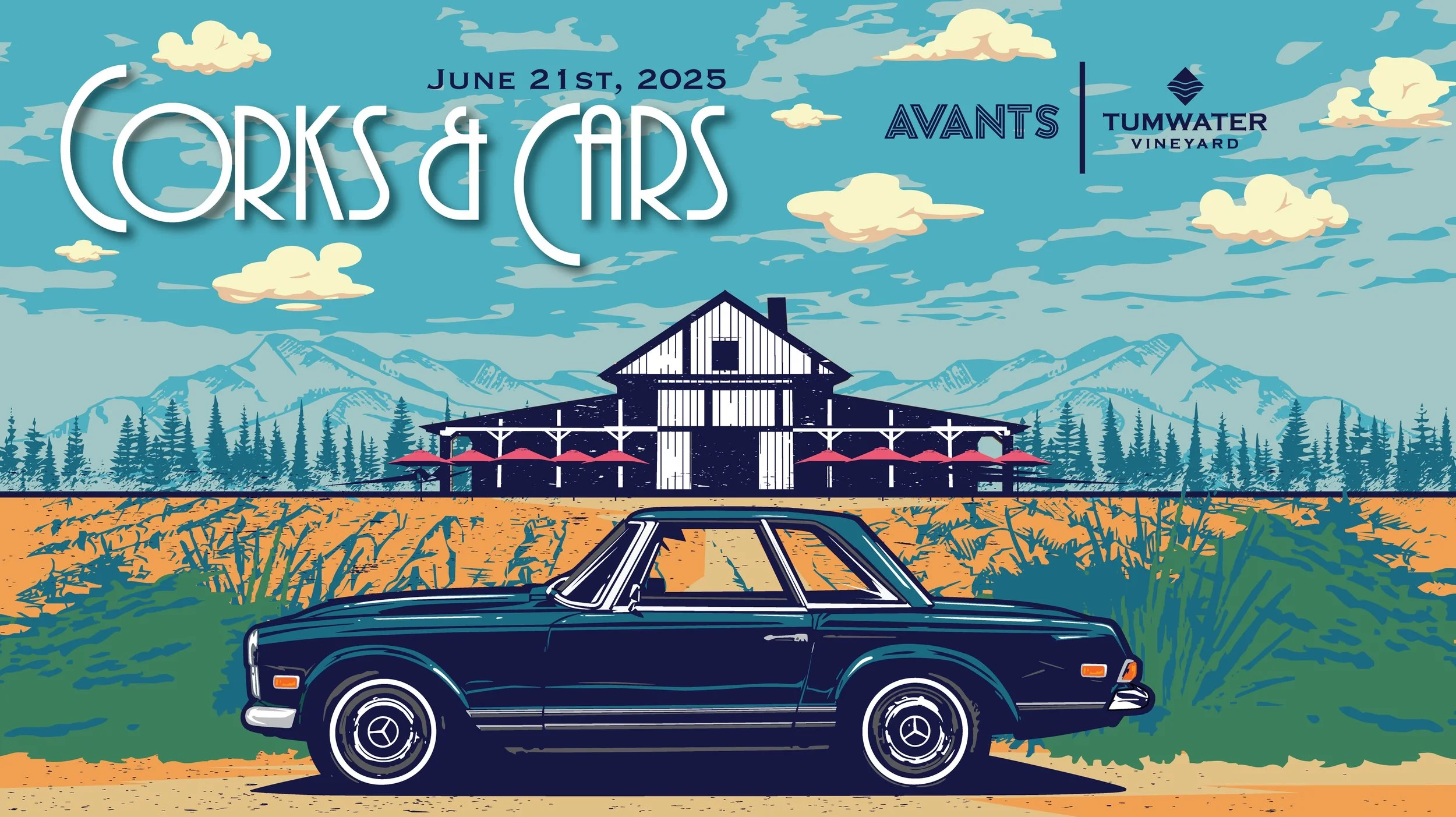 Corks & Cars at Tumwater Vineyard