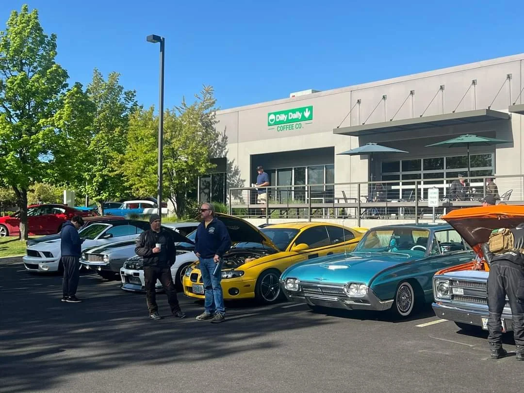 Bend Cars & Coffee at Dilly Dally Coffee