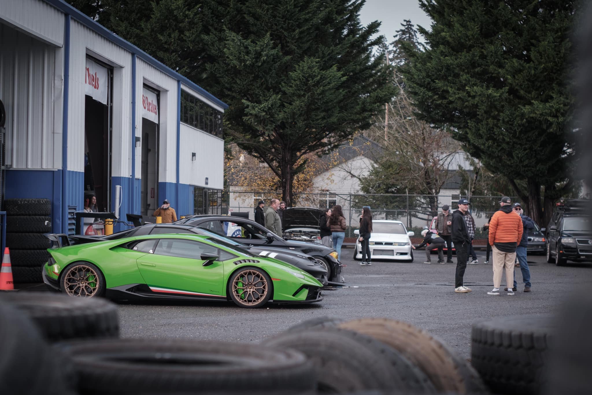 Cars &amp; Coffee at Superior Tire Service Portland