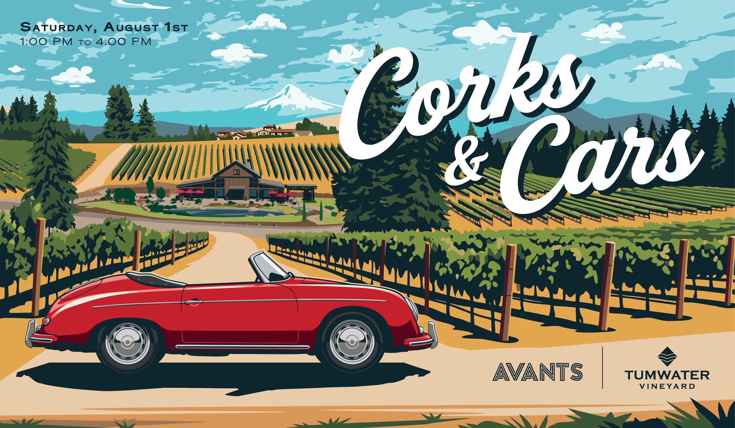 Corks &amp; Cars at Tumwater Vineyard