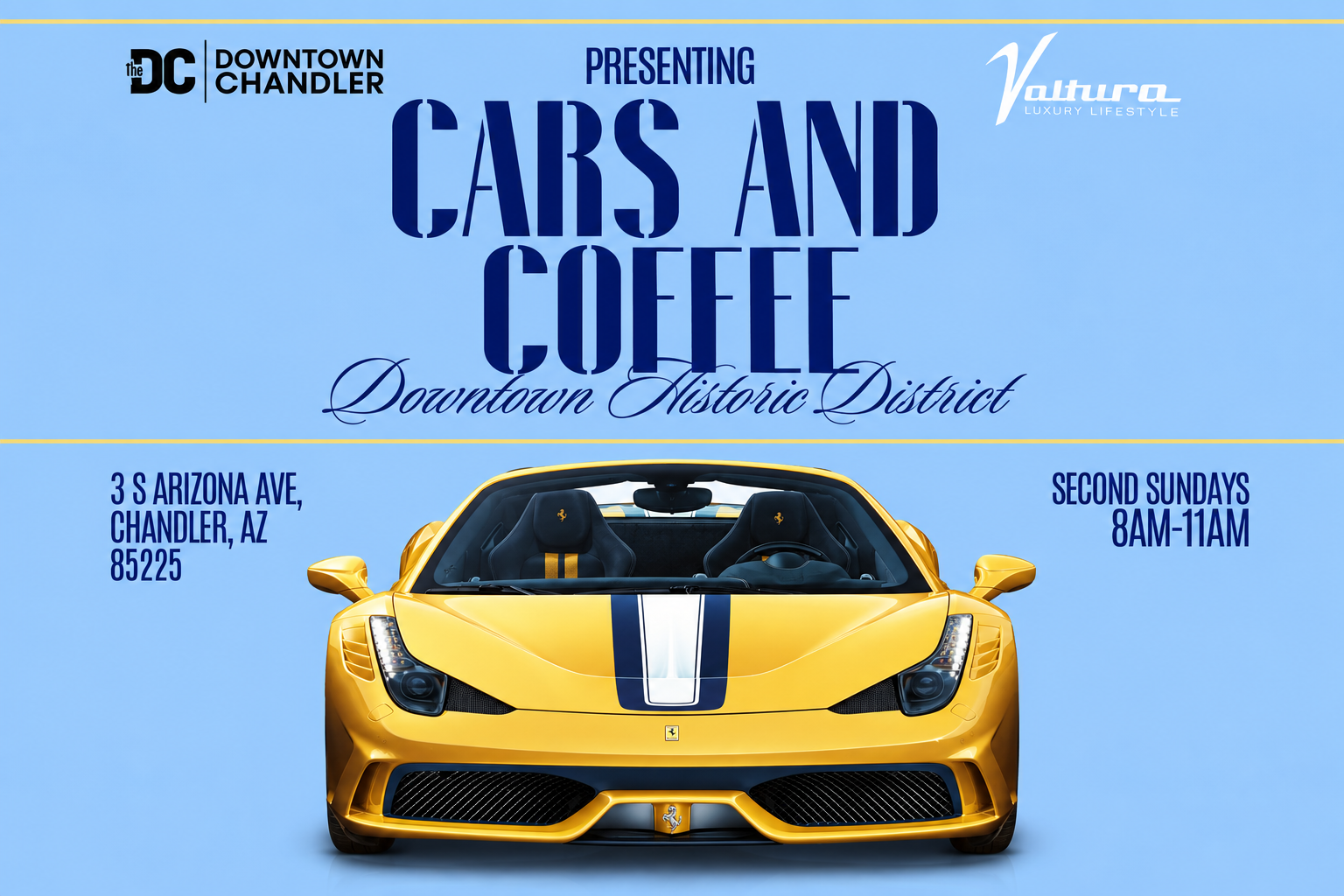 Cars and Coffee Downtown Chandler