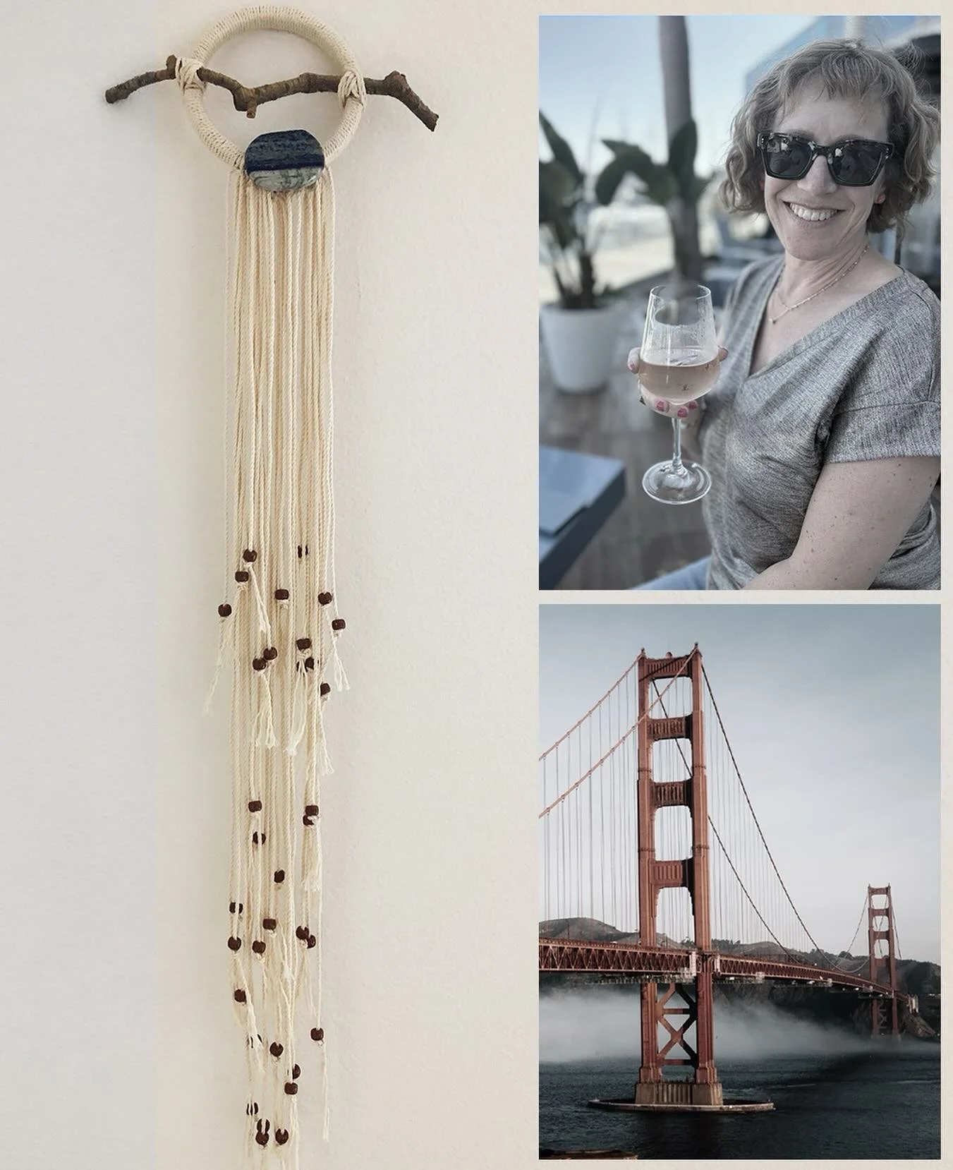 POPPY is going home to San Francisco!! Thank you so much to my wonderful friend @mtunnellsf for buying her for your lovely home! I love you!

#dreamcatcher #wallhanging #handmade #art #friends #love #sanfrancisco