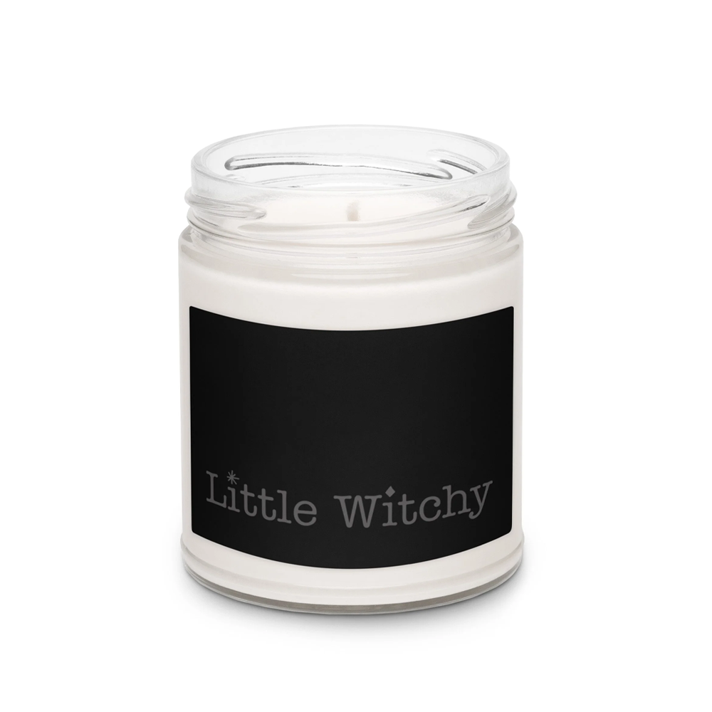 Little Witchy Scented Soy Candle on white background