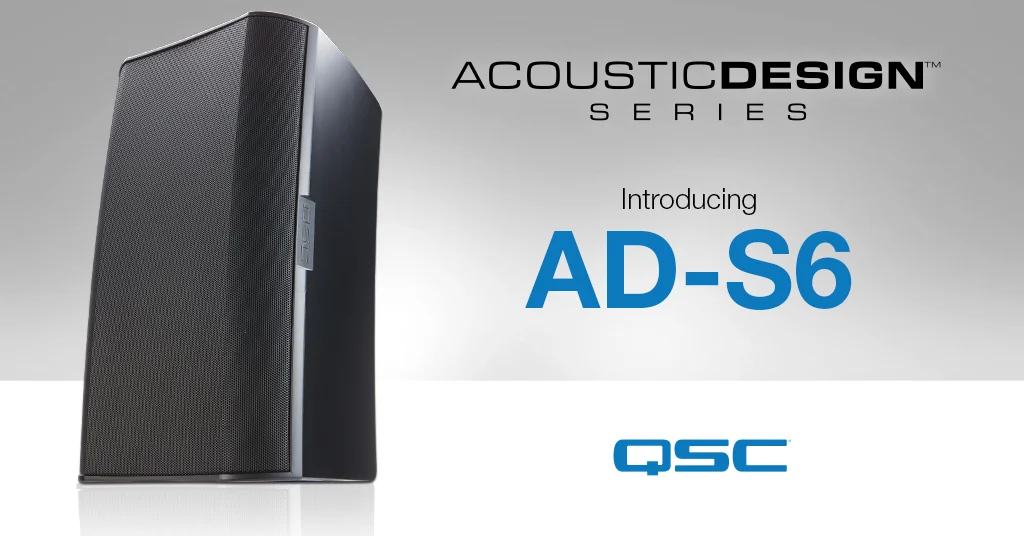 QSC expands AcousticDesign™ Series with new Transformer-less Surface-Mount Loudspeaker Option