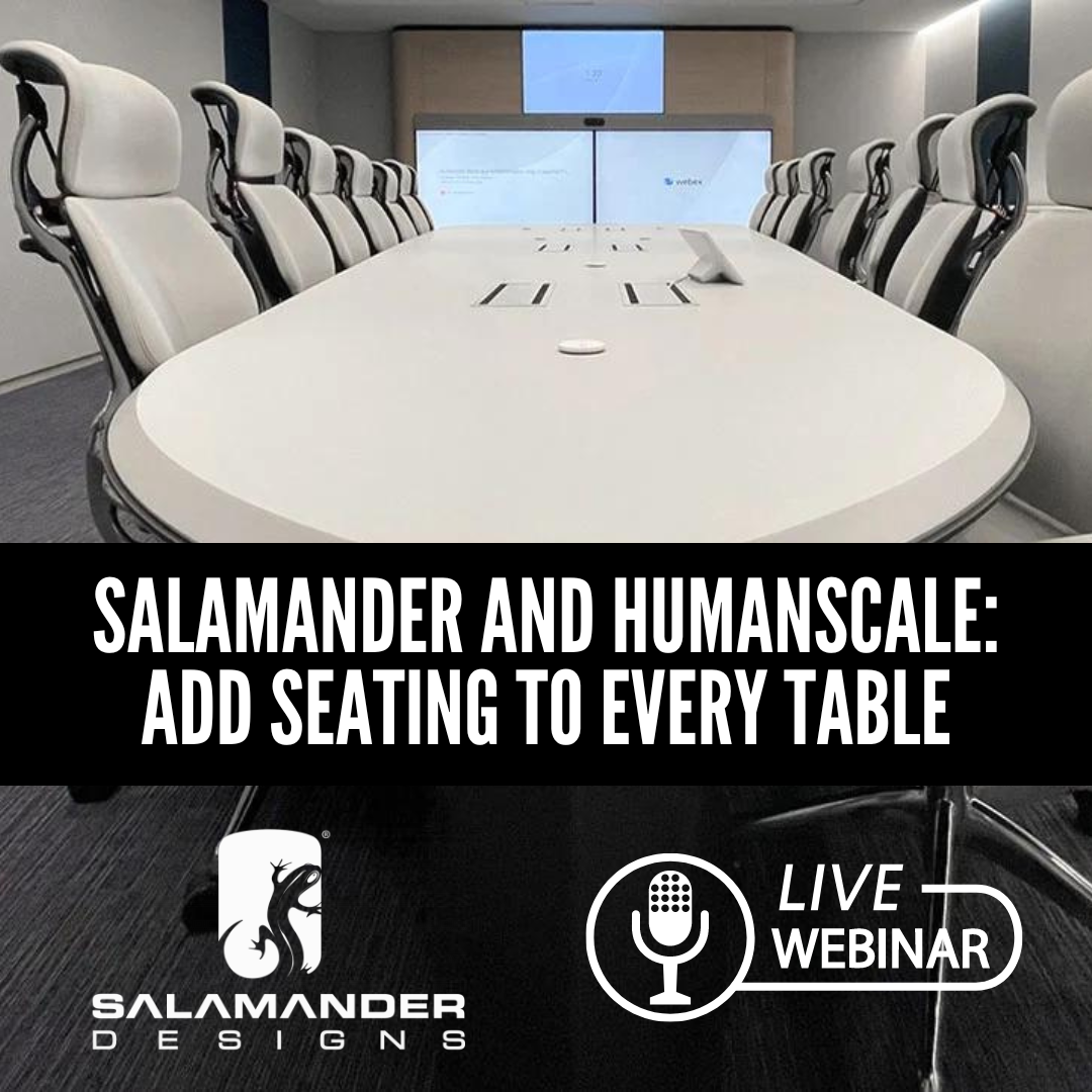 Salamander + Humanscale: Add Seating to Every Table
