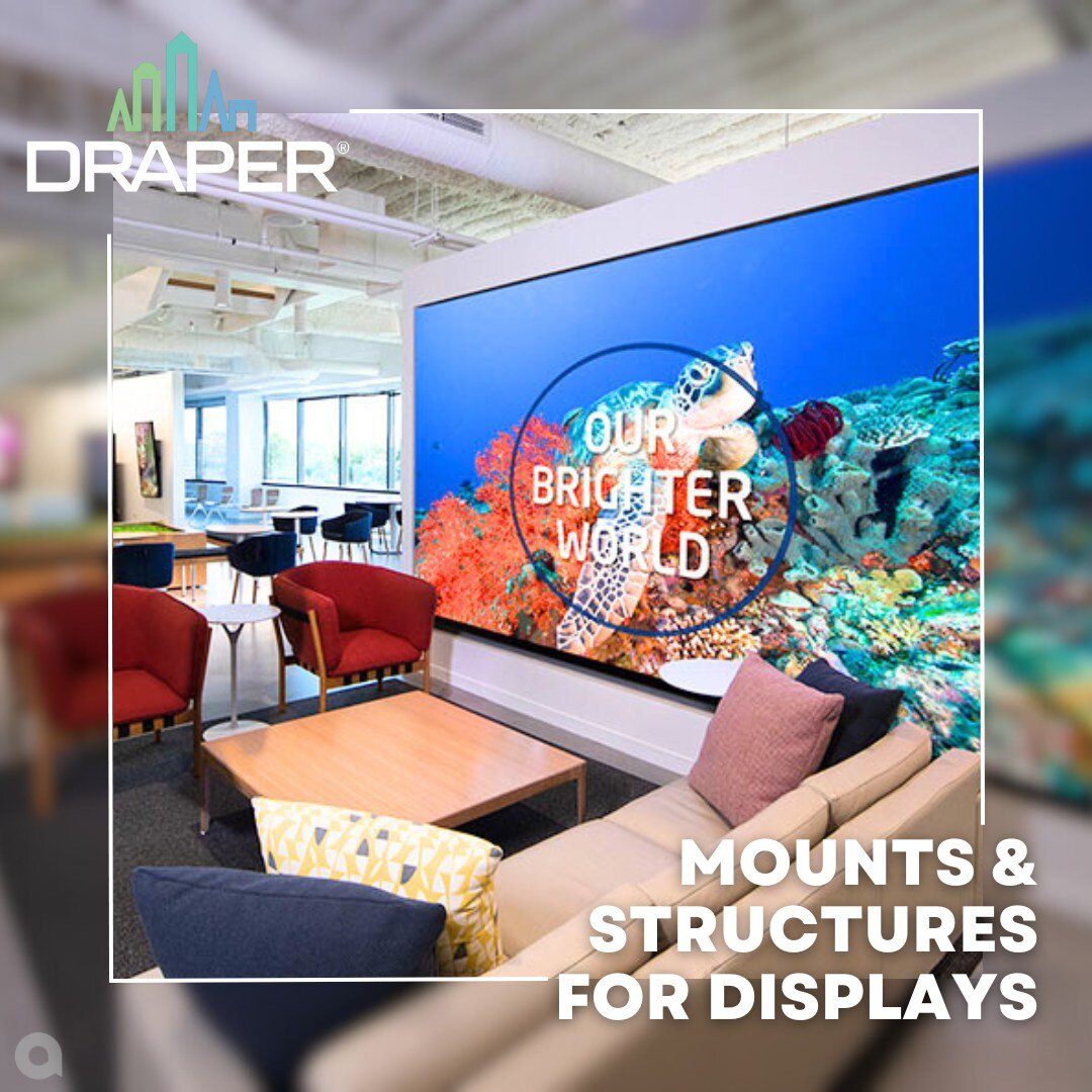 Looking to enhance your space with cutting-edge video wall mounting solutions? Check out the customizable Mounts &amp; Structures from Draper Inc.! 

From curved walls, to motorized displays, to displays that turn corners, and more, Draper can craft 