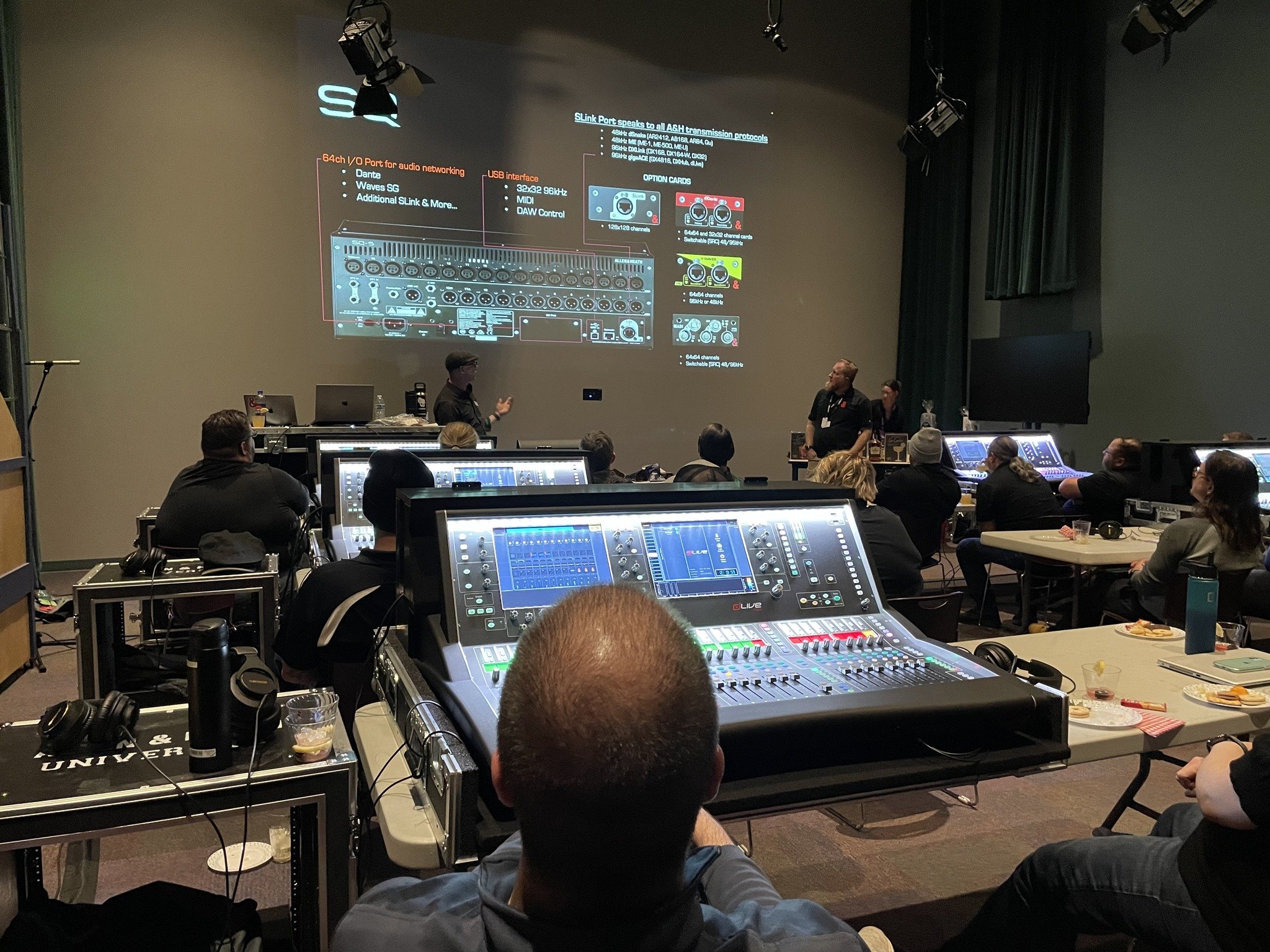 Our dLive training sessions with ALLEN &amp; HEATH are in full swing in Madison today!

Tomorrow, we have another round of dLive mastery in Milwaukee followed by Chicago on Thursday. If you want to join in on the fun, it's not too late to register! L