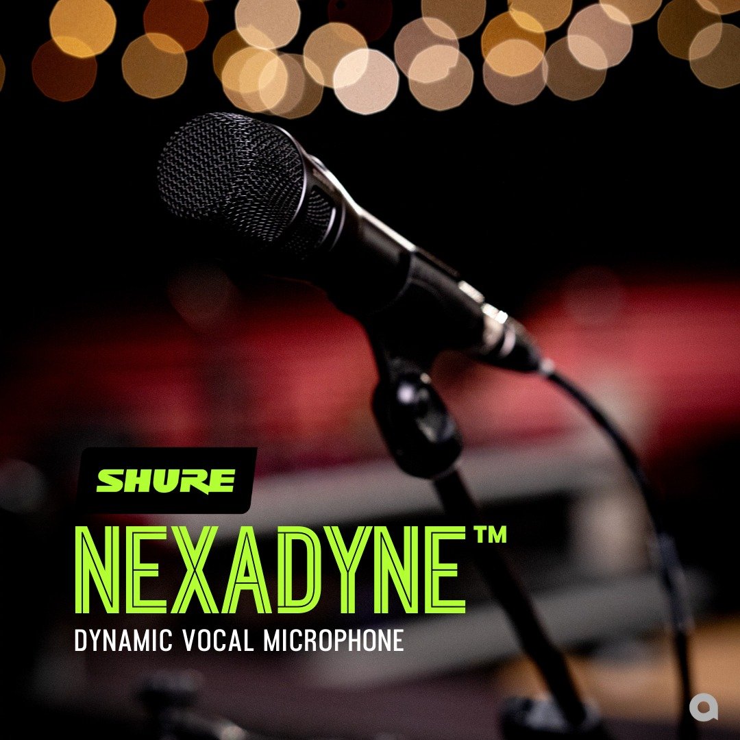 Introducing the ultimate vocal mic for touring musicians: The @shure Nexadyne&trade; Dynamic Vocal Microphone! 🎤

The revolutionary mic features patented Shure Revonic&trade; dual-engine transducer technology. Two transducers in the mic work togethe